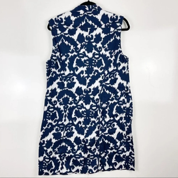 Lennie Nina Leonard Paisley Sleeveless Button Up Dress Sz 14 - Picture 2 of 8
